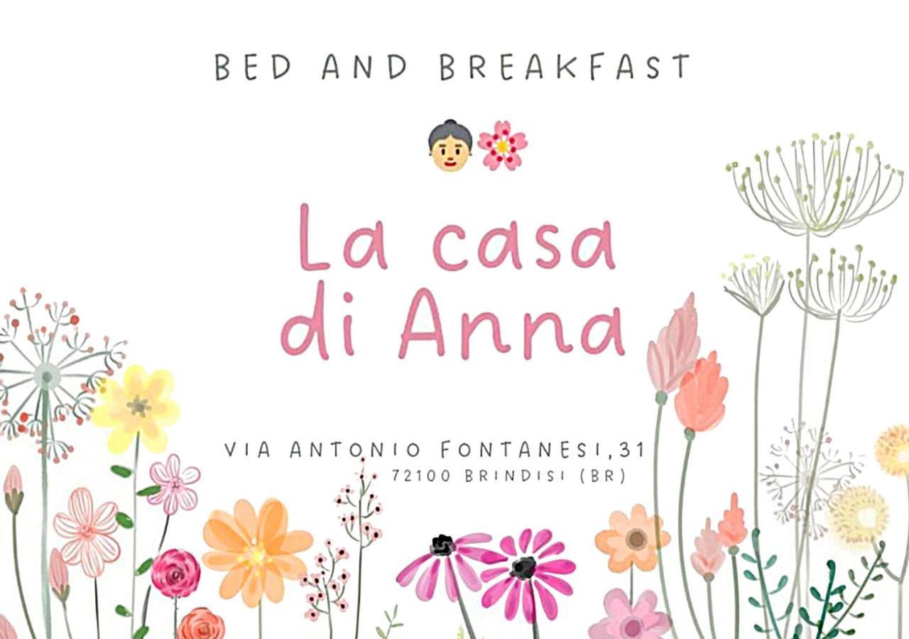 La Casa Di Anna Lägenhet Brindisi Exteriör bild
